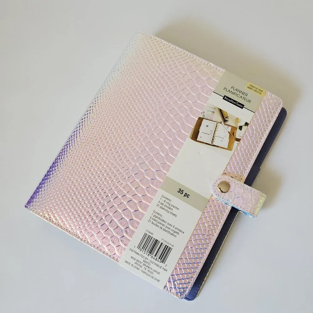 Iridescent Snakeskin Planner